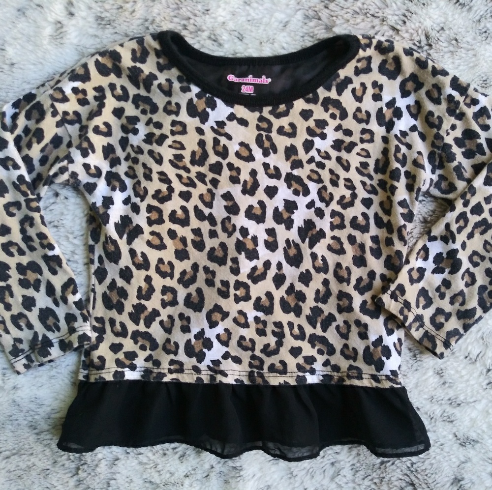 Garanimals Leopard Print Blouse 18months